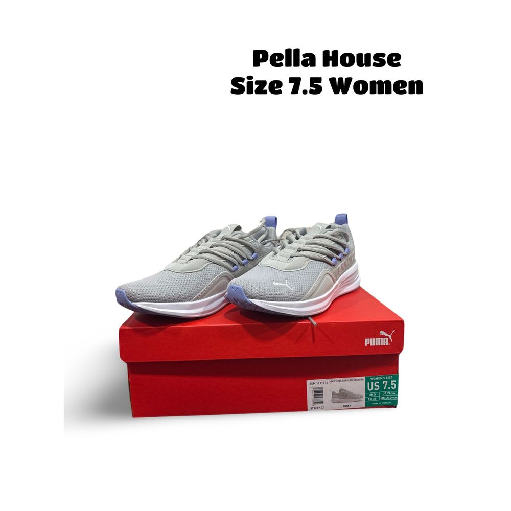 PUMA Ladies' Star Vital Refresh Sneaker Grey 7.5 Brand New Authentics